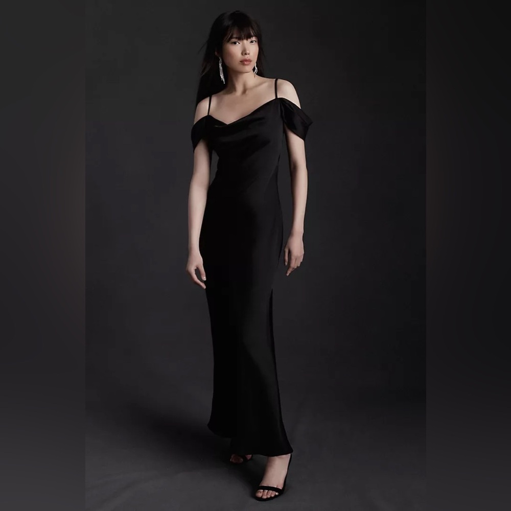 NWT BHLDN Ira Satin Charmeuse dress